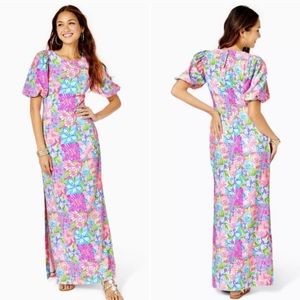 Lilly Pulitzer Kimberle Stretch Maxi Take it From Your Mums Dress Size 2